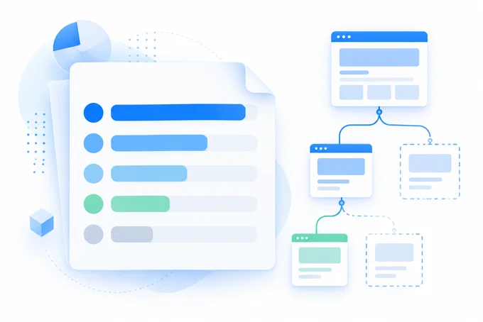 An SEO audit report with every fix ranked next to a plan of the first pages to build | Aluxads